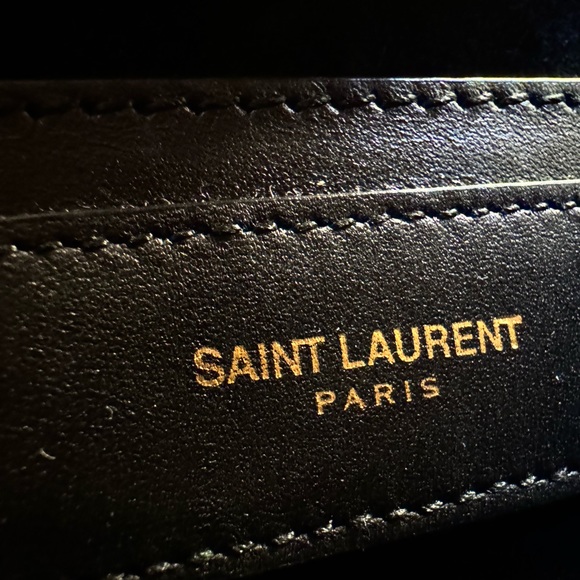 Saint Laurent Black Suede and Leather Betty Shoulder Bag - Picture 12 of 13
